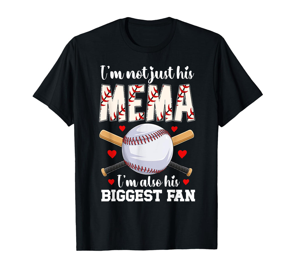 His Biggest Fan Baseball Mema T-Shirt - Fun Novelty Design for Adults - T-Shirt, Sweatshirt, Hoodie