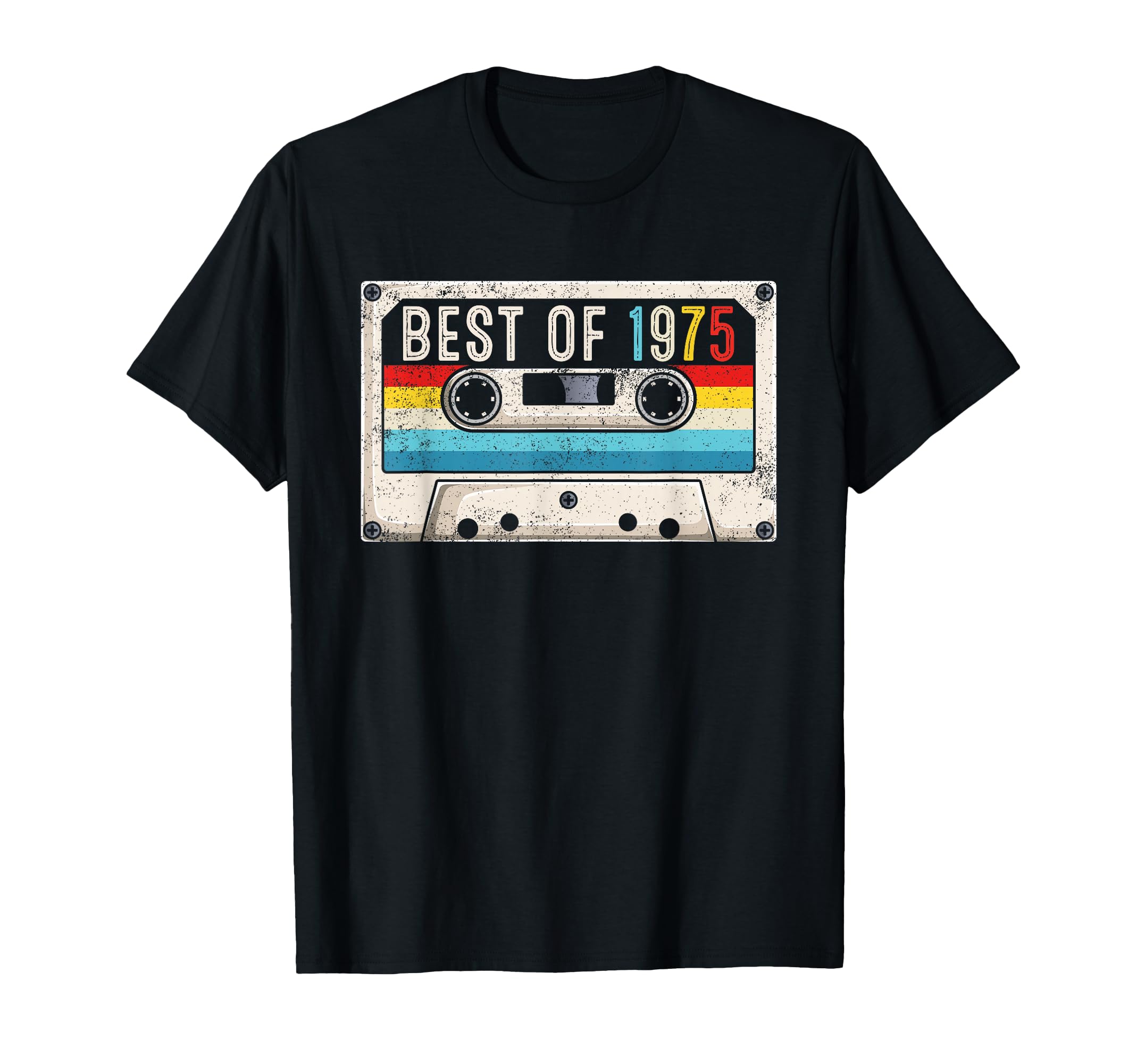 Best 1975 Birthday Cassette Tape 1975 T-Shirt - Fun Novelty Design Unisex - T-Shirt, Sweatshirt, Hoodie