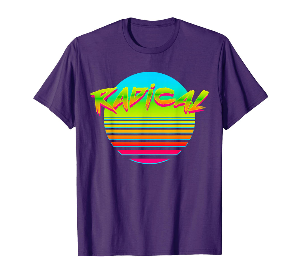 Radical Hot Sun 80S 90S Outrun T-Shirt - Minimalist Print Unisex - T-Shirt, Sweatshirt, Hoodie