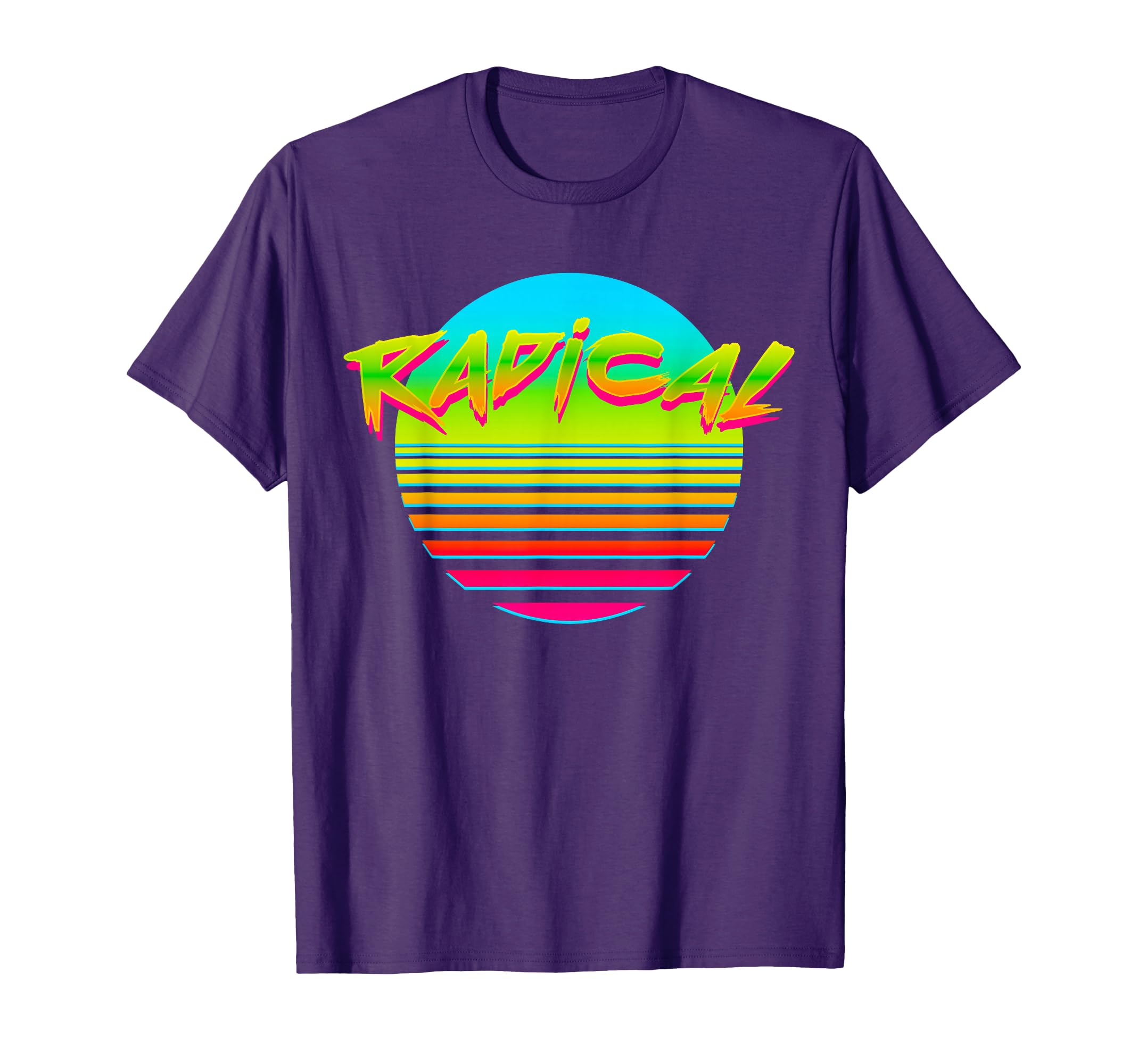 Radical Hot Sun 80S 90S Outrun T-Shirt - Minimalist Print Unisex - T-Shirt, Sweatshirt, Hoodie