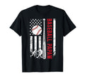 Baseball Papaw Us Flag Papaw Baseball T-Shirt - Fun Novelty Design Unisex - T-Shirt, Sweatshirt, Hoodie
