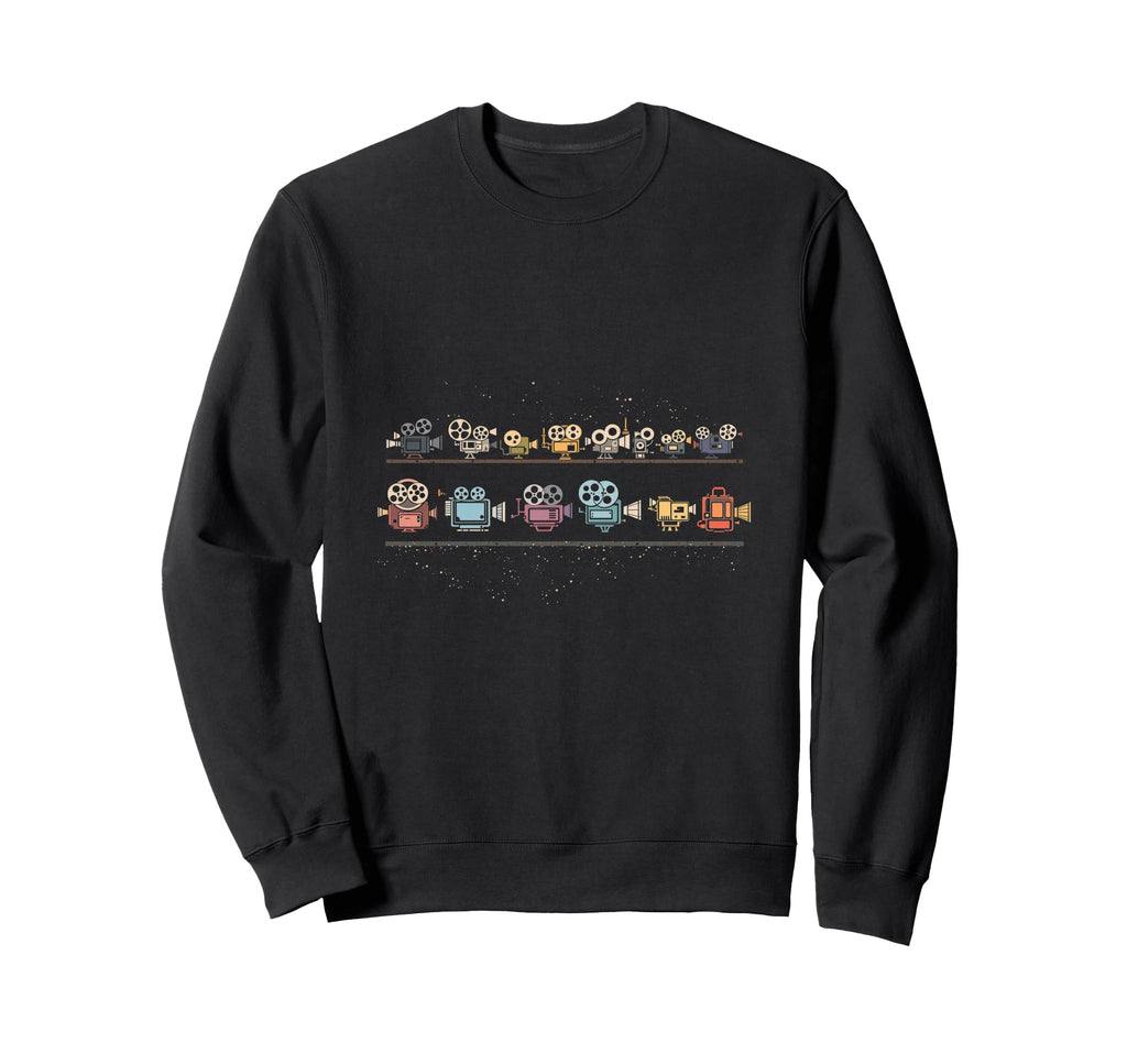 Movie Cameras Sweatshirt - Fun Novelty Design Men Women - T-Shirt, Sweatshirt, Hoodie
