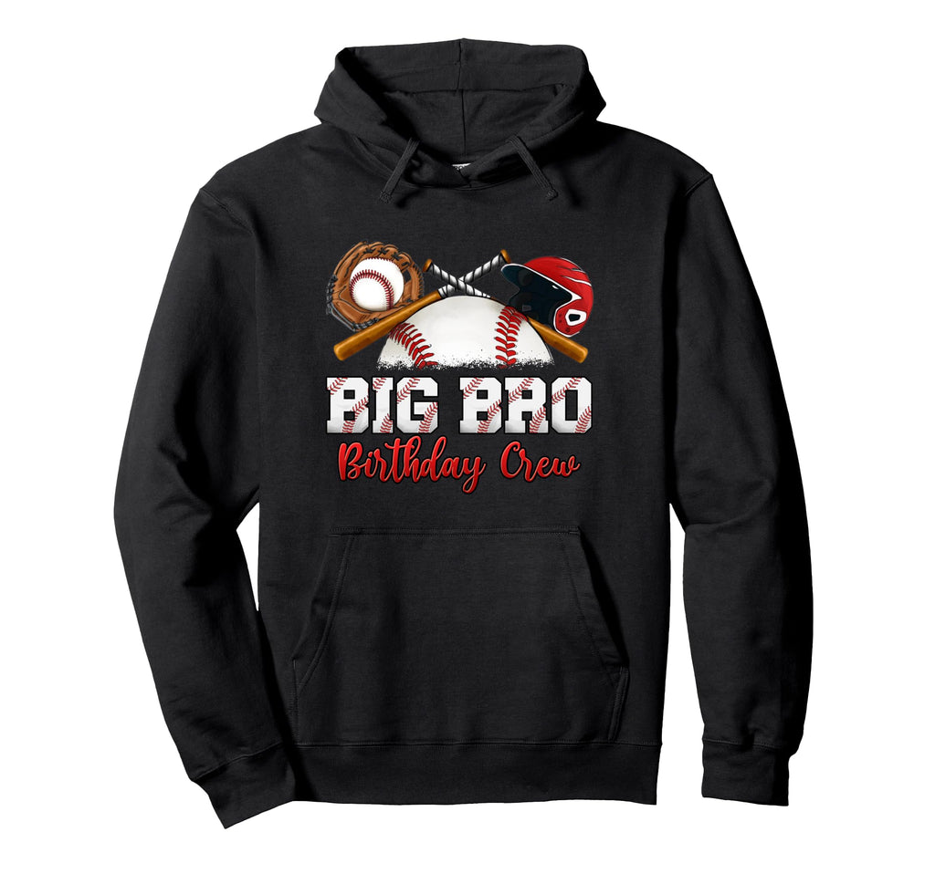 Baseball Birthday Party Sports Family Big Hoodie - Minimalist Print Unisex - T-Shirt, Sweatshirt, Hoodie