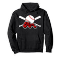 Baseball Mom Baseball Player Mama Hoodie - Fun Novelty Design for Adults - T-Shirt, Sweatshirt, Hoodie