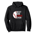 Best Dad Coach Ever Funny Baseball Hoodie - Minimalist Print Unisex - T-Shirt, Sweatshirt, Hoodie