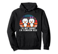 Im Not Short Im Penguin Birds Distressed Hoodie - Aesthetic Graphic Unisex - T-Shirt, Sweatshirt, Hoodie