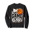 Game Day Basketball Lover Fan Mom Sweatshirt - Graphic Print for Adults - T-Shirt, Sweatshirt, Hoodie