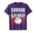 Cousin Baseball Birthday Family Baller T-Shirt - Trendy Graphic for Adults - T-Shirt, Sweatshirt, Hoodie