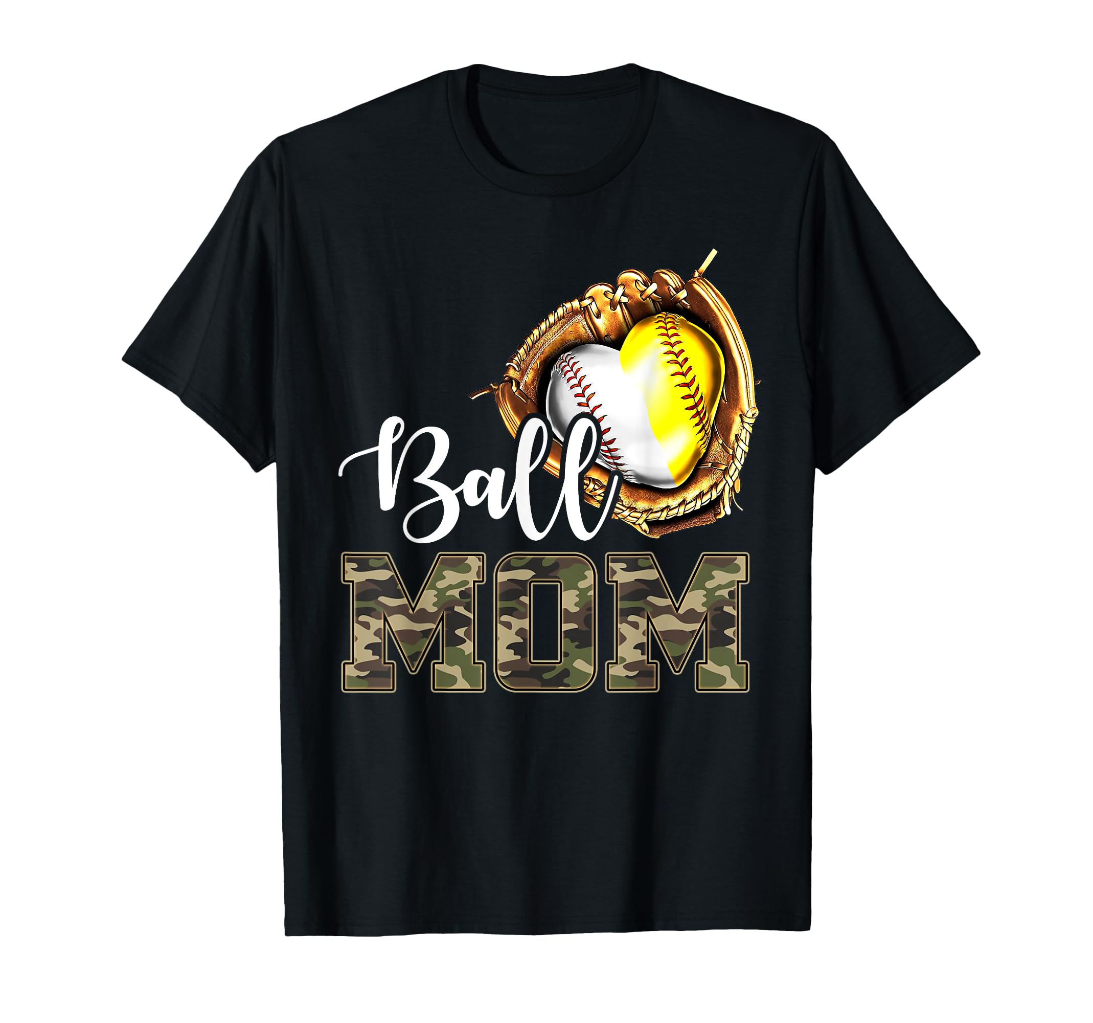Catch Ball Mom Softball Mom Baseball T-Shirt - Streetwear Style Men Women - T-Shirt, Sweatshirt, Hoodie