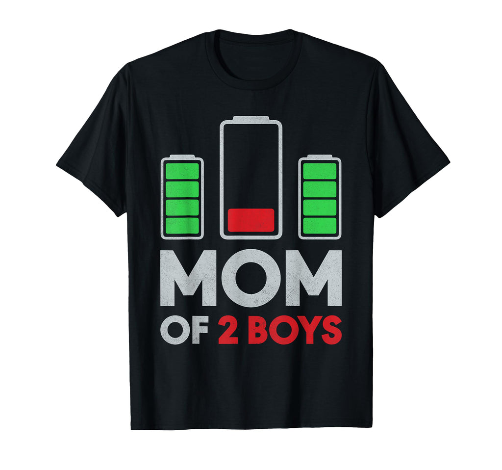 Mom 2 Lower Battery Son Mothers Day T-Shirt - Custom Art Print Men Women - T-Shirt, Sweatshirt, Hoodie