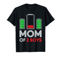 Mom 2 Lower Battery Son Mothers Day T-Shirt - Custom Art Print Men Women - T-Shirt, Sweatshirt, Hoodie