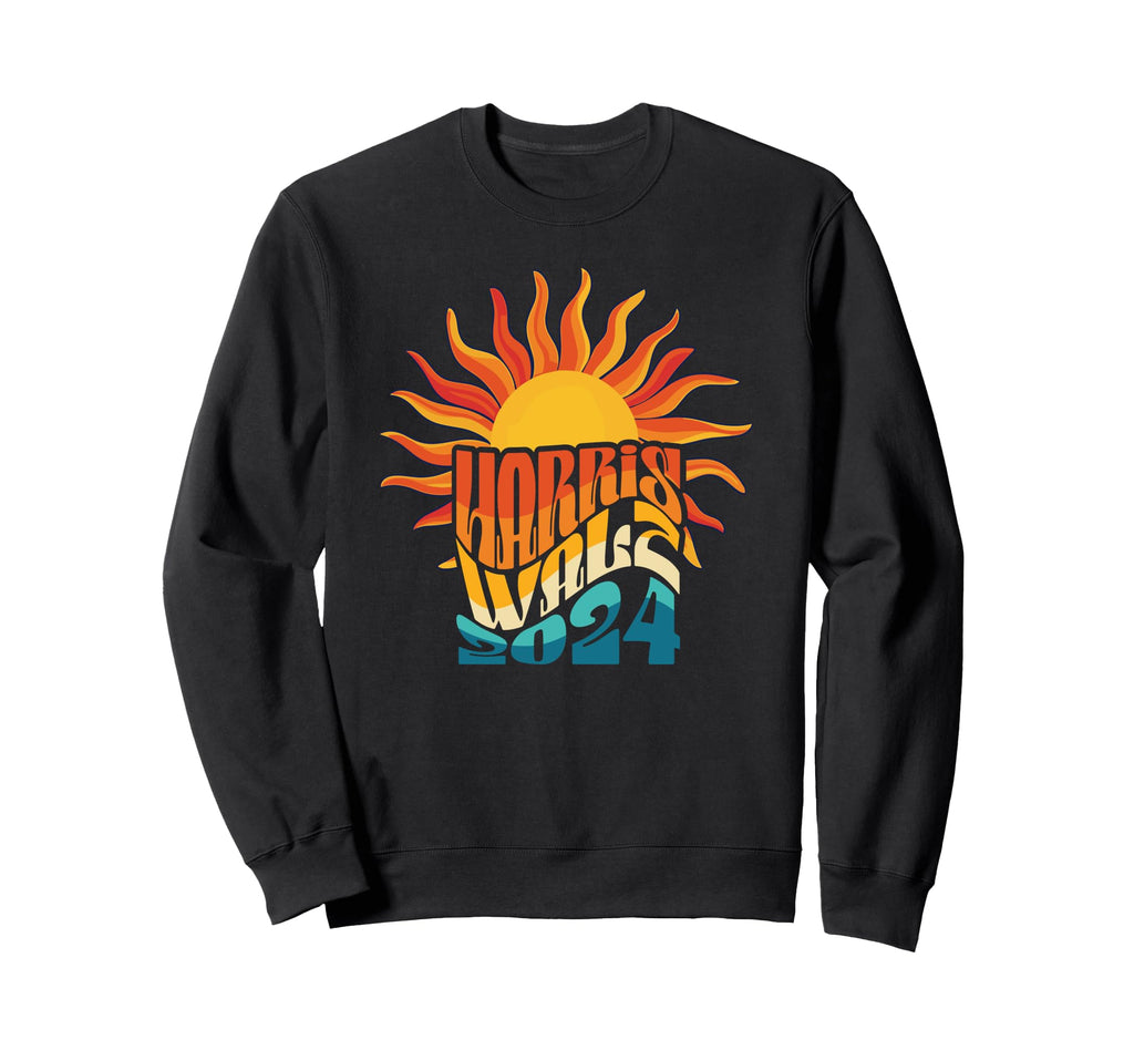 Kamala Harris Doug Walz 2024 President Sweatshirt - Trendy Graphic Unisex - T-Shirt, Sweatshirt, Hoodie