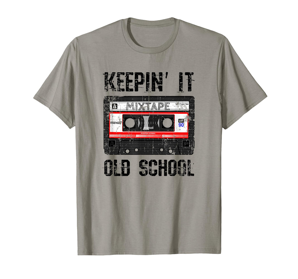 Keepin It Old School 80S And 90S Hip T-Shirt - Novelty Apparel for Adults - T-Shirt, Sweatshirt, Hoodie