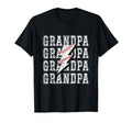 Baseball Grandpa Lightning Bolt T-Shirt - Fun Novelty Design Men Women - T-Shirt, Sweatshirt, Hoodie