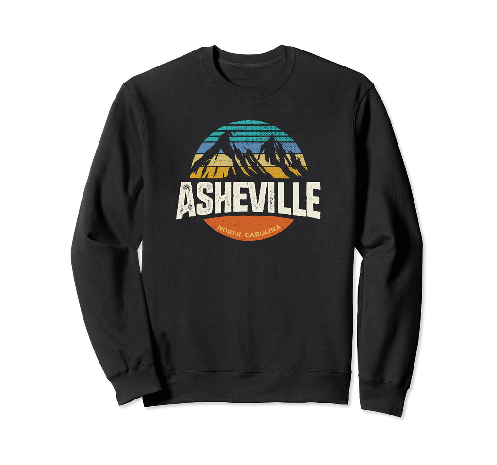Asheville North Carolina Mountain Sweatshirt - Aesthetic Graphic Men Women - T-Shirt, Sweatshirt, Hoodie