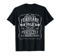 Born February 1958 68Th Birthday T-Shirt - Streetwear Style Men Women - T-Shirt, Sweatshirt, Hoodie