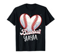 Baseball Yaya Happy Mothers Day Game Day T-Shirt - Custom Art Print Unisex - T-Shirt, Sweatshirt, Hoodie