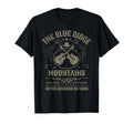 Blue Ridge Mountains Guitars T-Shirt - Minimalist Print for Adults - T-Shirt, Sweatshirt, Hoodie