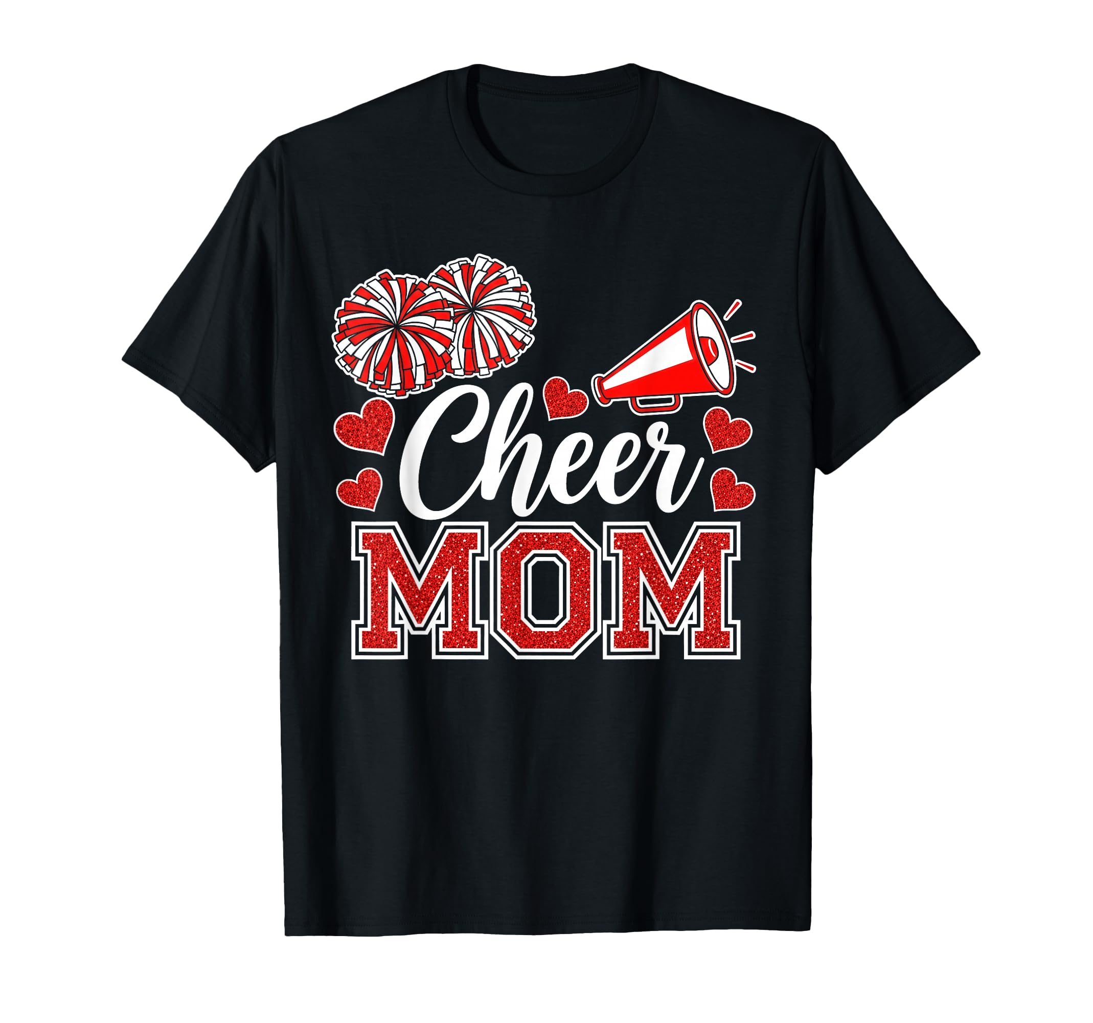 Cheer Mom Funny Mothers Day Cheerleader T-Shirt - Graphic Print for Adults - T-Shirt, Sweatshirt, Hoodie