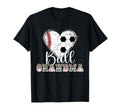 Ball Grandma Heart Soccer Baseball T-Shirt - Fun Novelty Design Unisex - T-Shirt, Sweatshirt, Hoodie