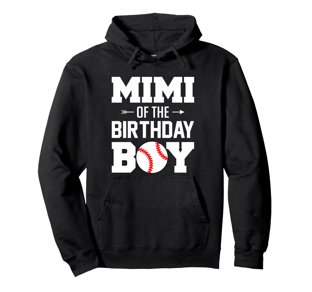 Mimi Birthday Funny Baseball Family Matching Hoodie - Graphic Print Unisex - T-Shirt, Sweatshirt, Hoodie