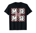 Baseball Mama Checkered Coquette Mom T-Shirt - Unique Graphic for Adults - T-Shirt, Sweatshirt, Hoodie