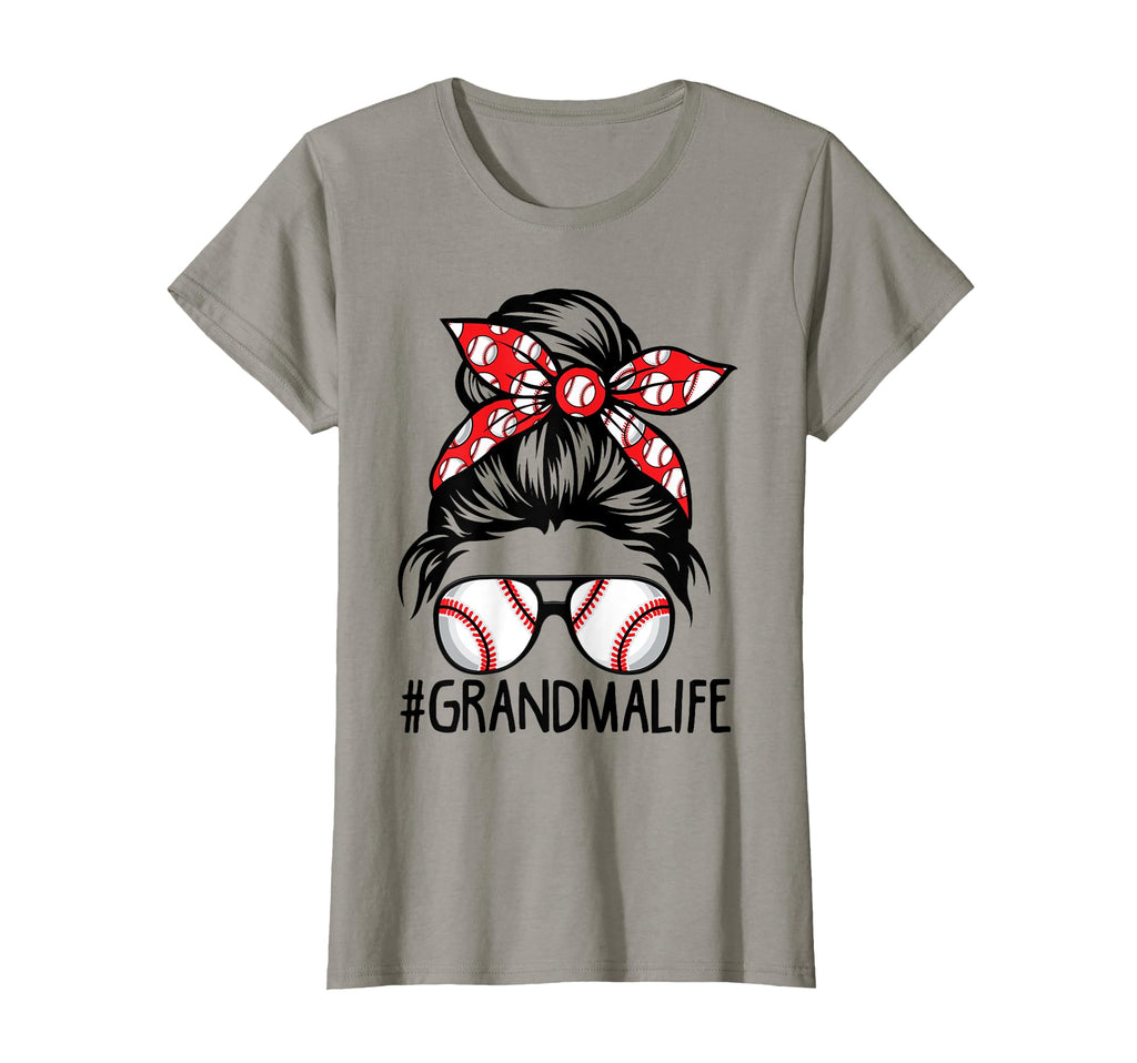 Dy Messy Bun Grandma Life Baseball T-Shirt - Streetwear Style for Adults - T-Shirt, Sweatshirt, Hoodie