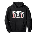 Baseball Dad Baseball Players Dad Fathers Hoodie - Streetwear Style Unisex - T-Shirt, Sweatshirt, Hoodie