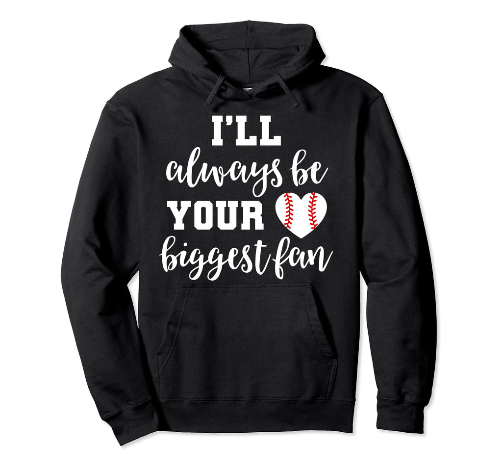 Biggest Fan Baseball Moms Softball Ball Hoodie - Streetwear Style Unisex - T-Shirt, Sweatshirt, Hoodie