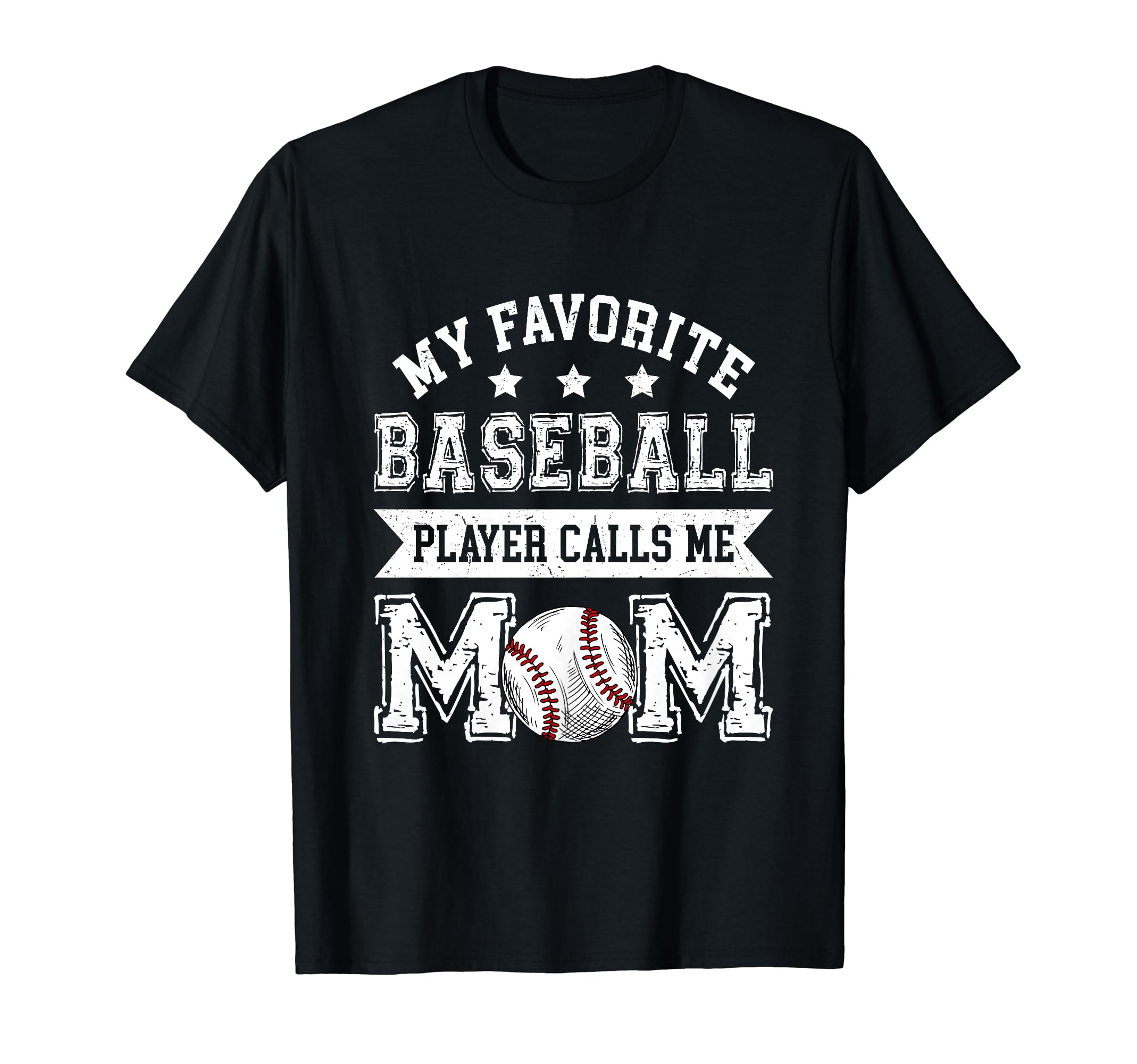 Baseball Mom My Favorite Baseball T-Shirt - Trendy Graphic for Adults - T-Shirt, Sweatshirt, Hoodie