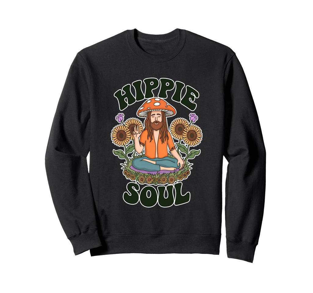 Groovy Hippie Music Peace Love 70S T-Shirt - Custom Art Print Unisex - T-Shirt, Sweatshirt, Hoodie