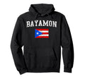 Bayamon Puerto Rico Flag Distressed Hoodie - Aesthetic Graphic Men Women - T-Shirt, Sweatshirt, Hoodie