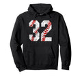 Baseball Mom 32 Jersey Baseball Hoodie - Fun Novelty Design Men Women - T-Shirt, Sweatshirt, Hoodie