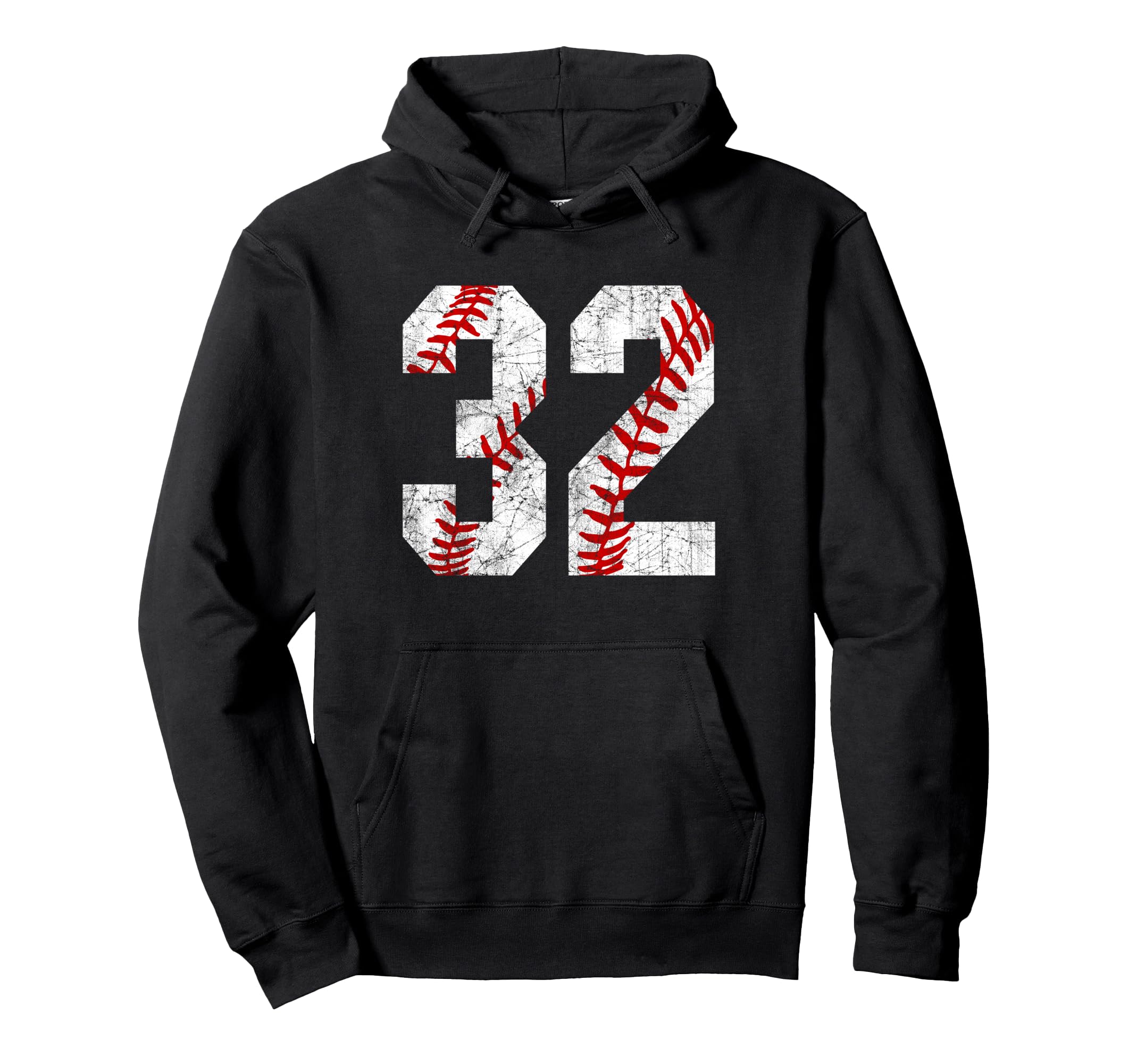 Baseball Mom 32 Jersey Baseball Hoodie - Fun Novelty Design Men Women - T-Shirt, Sweatshirt, Hoodie