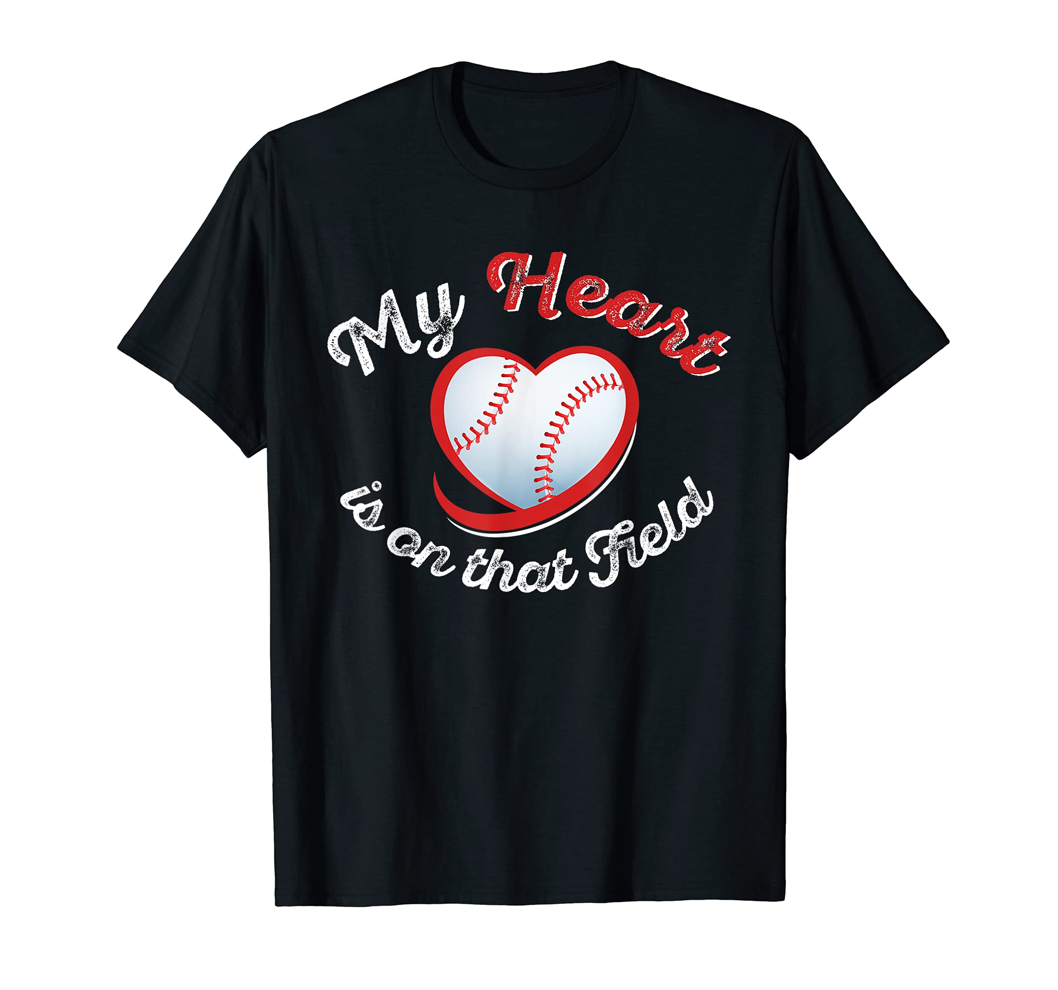 My Heart Is That Field Baseball T-Shirt - Aesthetic Graphic Men Women - T-Shirt, Sweatshirt, Hoodie
