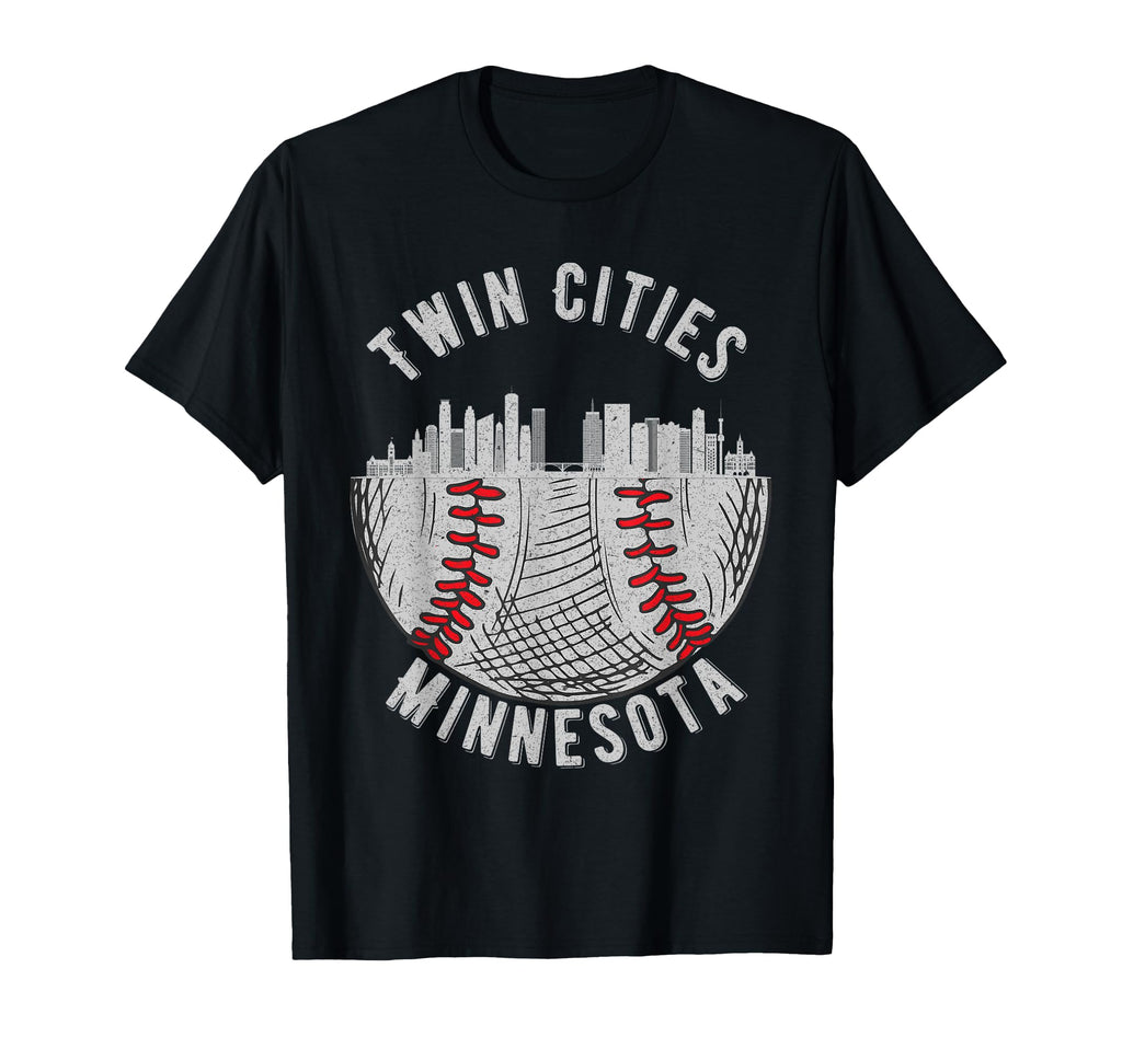 Twin Cities Minnesota Mn Baseball T-Shirt - Unique Graphic Men Women - T-Shirt, Sweatshirt, Hoodie