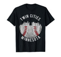 Twin Cities Minnesota Mn Baseball T-Shirt - Unique Graphic Men Women - T-Shirt, Sweatshirt, Hoodie