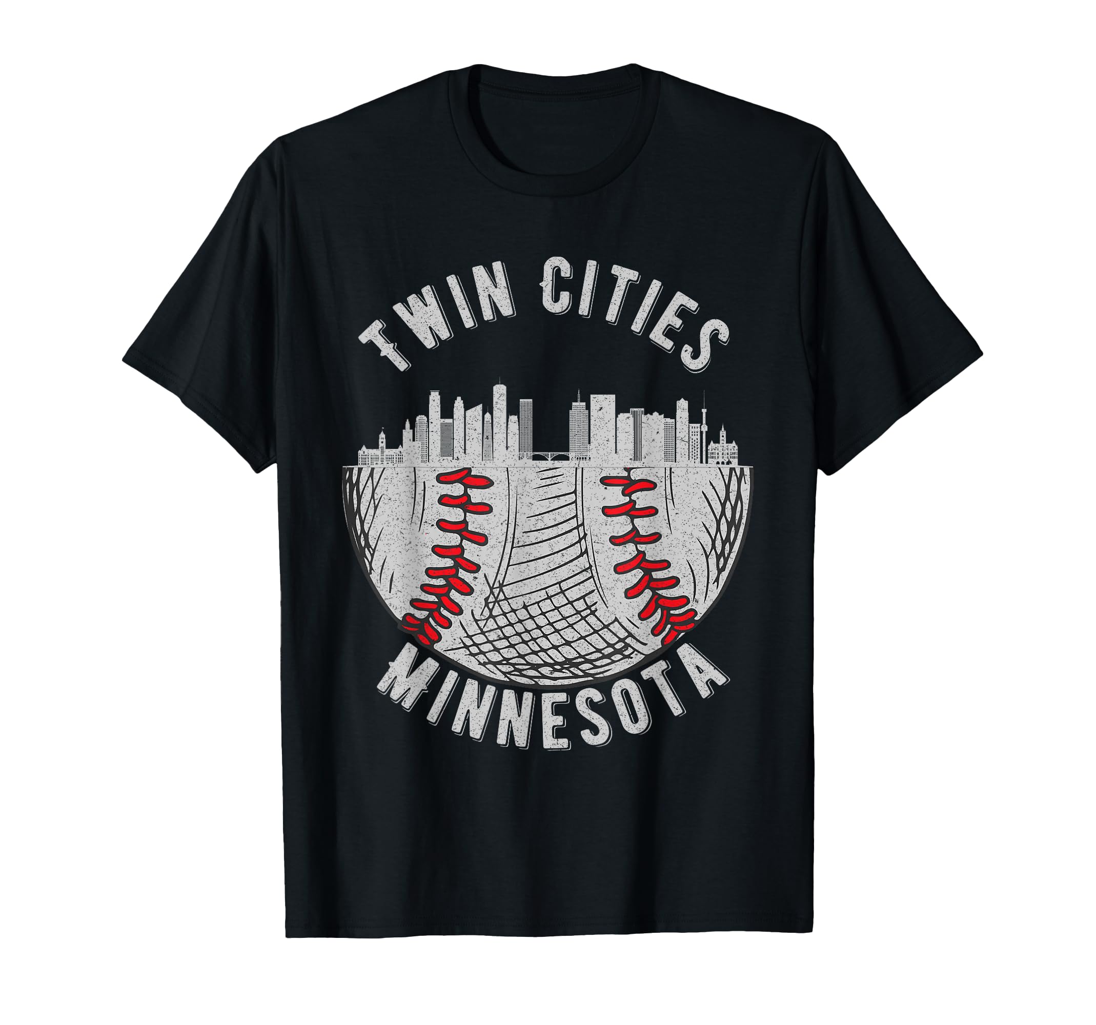 Twin Cities Minnesota Mn Baseball T-Shirt - Unique Graphic Men Women - T-Shirt, Sweatshirt, Hoodie