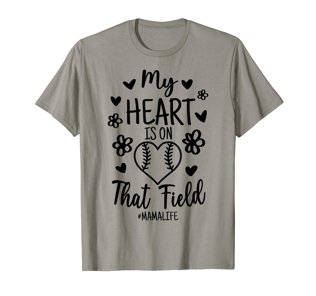 My Heart Is That Field Baseball T-Shirt - Aesthetic Graphic for Adults - T-Shirt, Sweatshirt, Hoodie