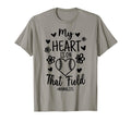 My Heart Is That Field Baseball T-Shirt - Aesthetic Graphic for Adults - T-Shirt, Sweatshirt, Hoodie
