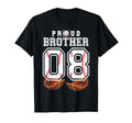 Proud Brother Baseball Player Number T-Shirt - Custom Art Print Men Women - T-Shirt, Sweatshirt, Hoodie