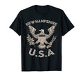 New Hampshire Usa Patriot Eagle T-Shirt - Unique Graphic Men Women - T-Shirt, Sweatshirt, Hoodie