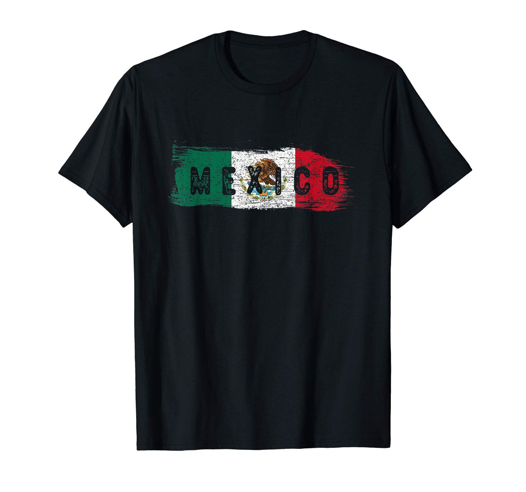 Mexico Distressed Mexican Flag Latino T-Shirt - Graphic Print Unisex - T-Shirt, Sweatshirt, Hoodie