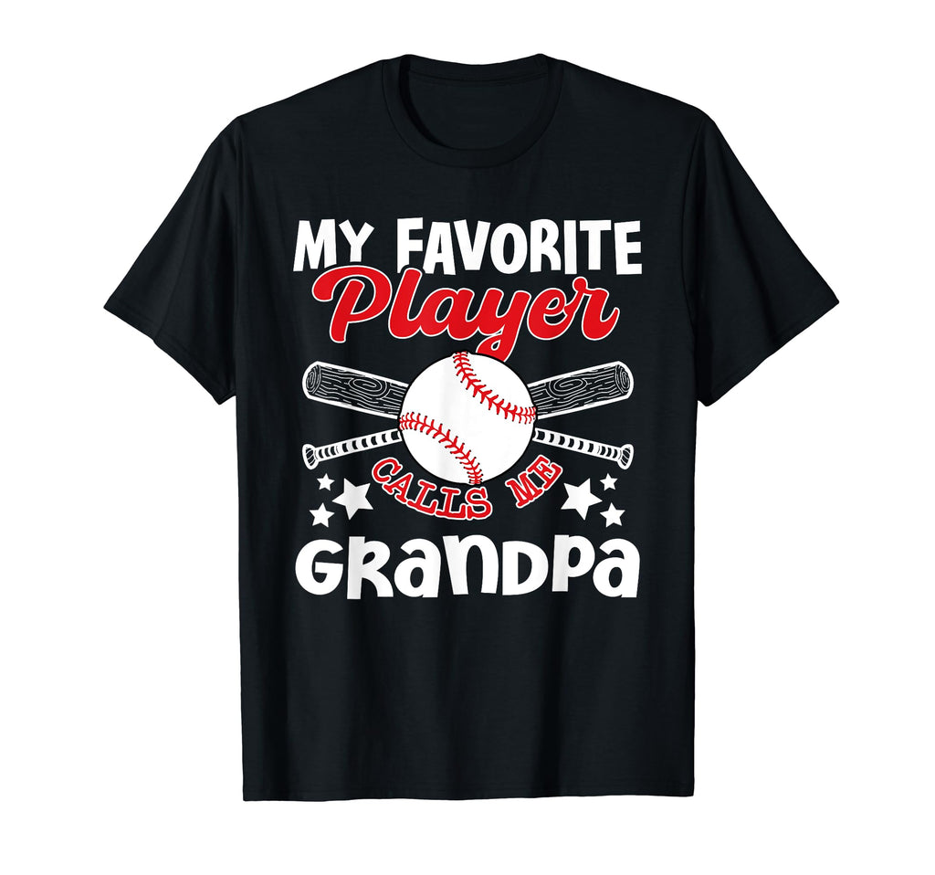 Baseball Grandpa My Favorite Player T-Shirt - Streetwear Style for Adults - T-Shirt, Sweatshirt, Hoodie