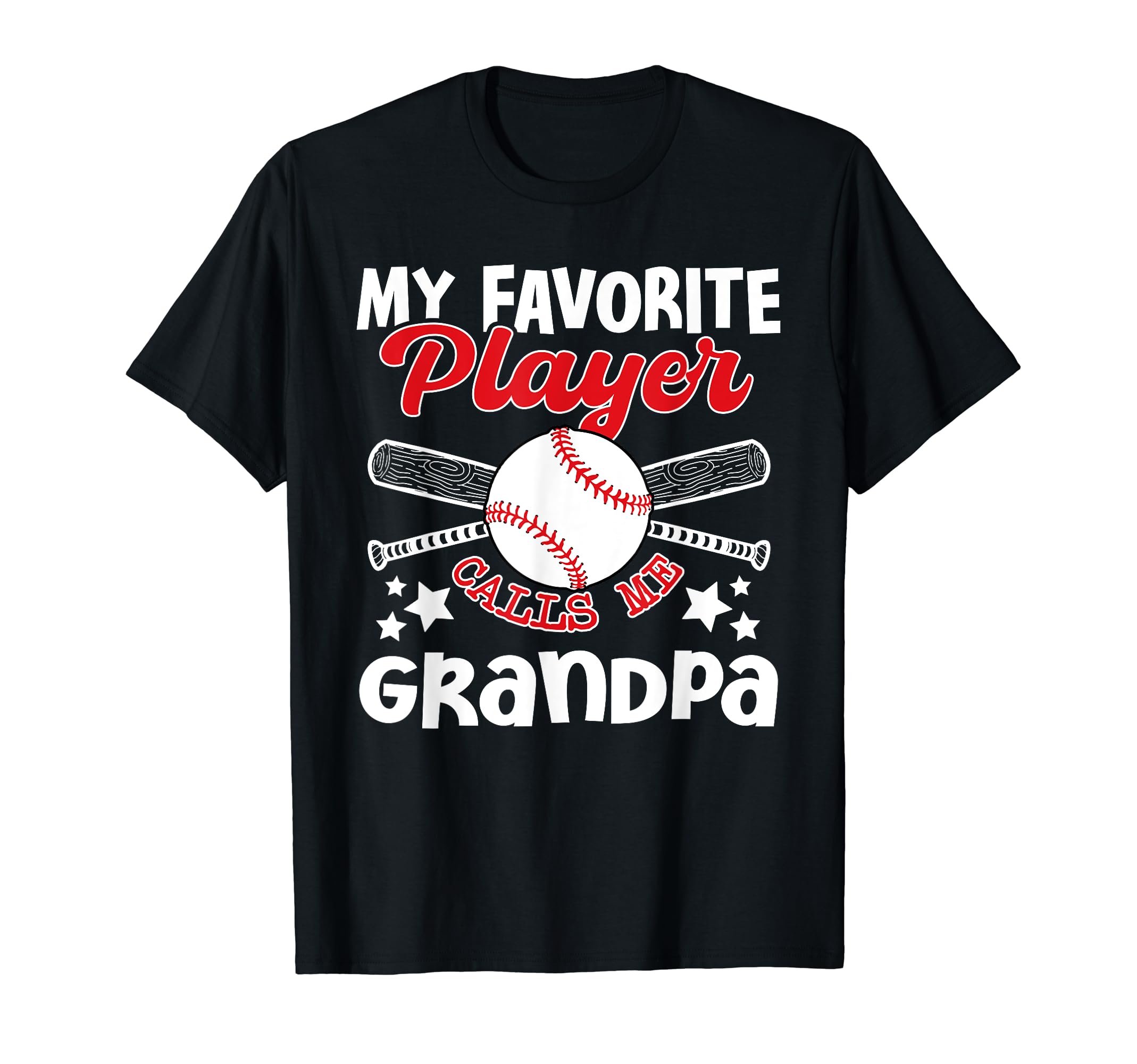 Baseball Grandpa My Favorite Player T-Shirt - Streetwear Style for Adults - T-Shirt, Sweatshirt, Hoodie