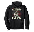 My Favorite Baseball Player Calls Me Papa Hoodie - Trendy Graphic Unisex - T-Shirt, Sweatshirt, Hoodie