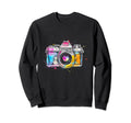 Camera Photography Watercolor Sweatshirt - Fun Novelty Design Men Women - T-Shirt, Sweatshirt, Hoodie