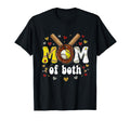 Mom Both Game Day Baseball Softball T-Shirt - Trendy Graphic Unisex - T-Shirt, Sweatshirt, Hoodie