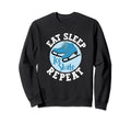Eat Sleep Skate Repeat Figure Ice Sweatshirt - Casual Everyday Wear Unisex - T-Shirt, Sweatshirt, Hoodie