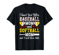 Baseball Mom And Softball Mom Proud T-Shirt - Custom Art Print Unisex - T-Shirt, Sweatshirt, Hoodie